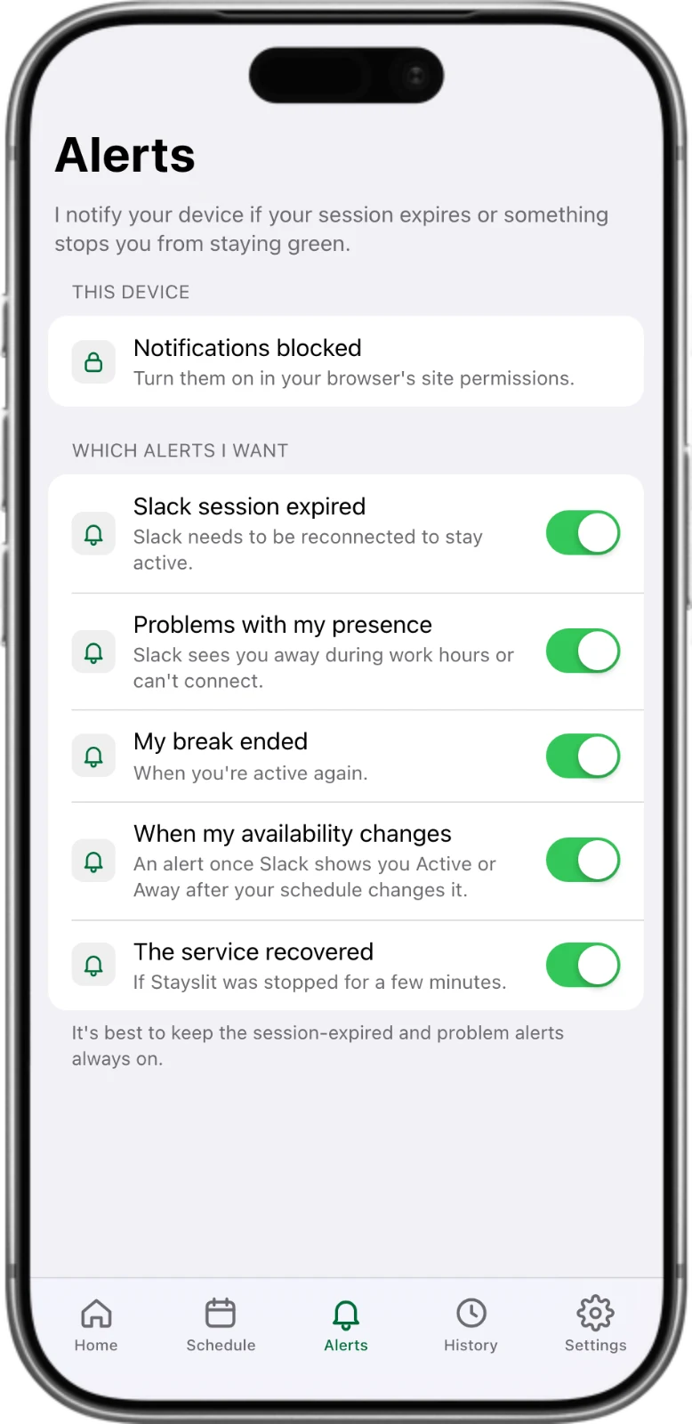 Notifications
