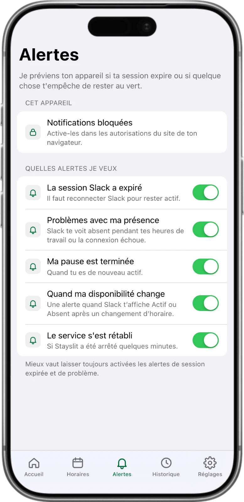 Notifications