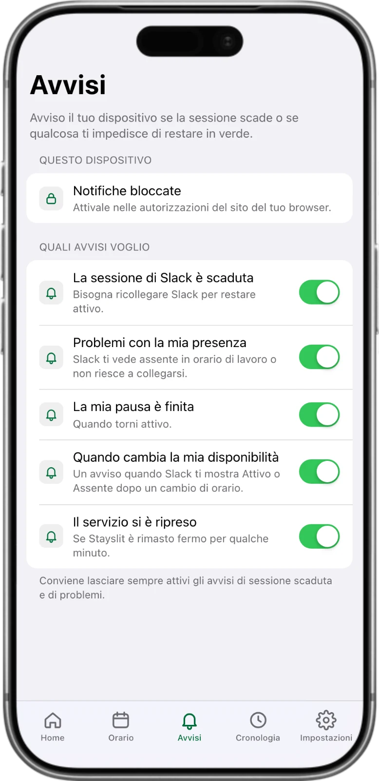 Notifiche