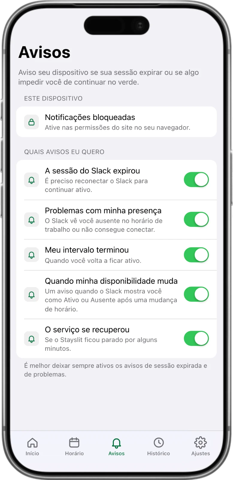 Notificações